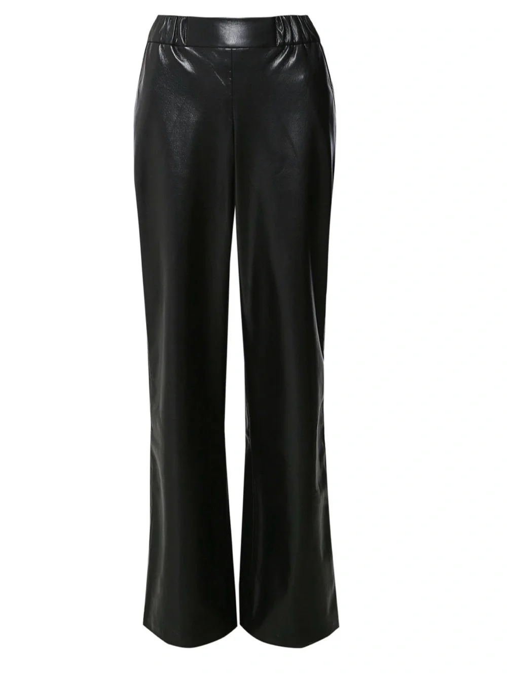 Annie Bing Koa Pant Black Vegan Leather Size Large